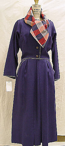 Suit, Claire McCardell (American, 1905–1958), linen, cotton, American