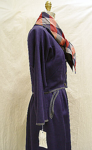 Suit, Claire McCardell (American, 1905–1958), linen, cotton, American