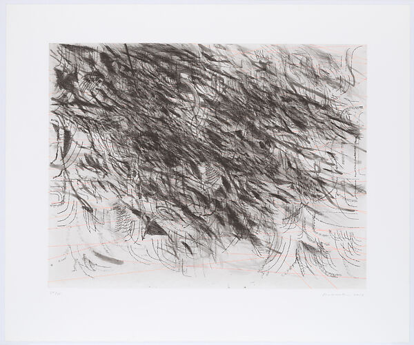 Algorithms / Apparitions / Translations, Julie Mehretu (American, born Addis Ababa, Ethiopia, 1970), Etching with aquatint, spitbite, softground, hardground, drypoint, engraving, and pochoir