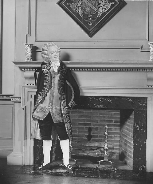 Coat, wool, silk, metallic, French