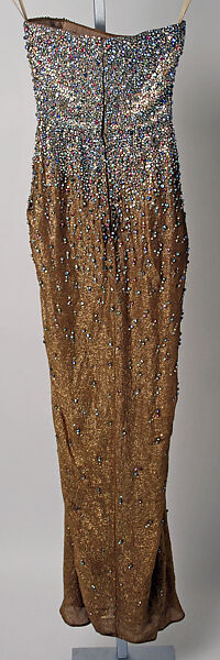 "Aurora Borealis", James Galanos (American, Philadelphia, Pennsylvania, 1924–2016 West Hollywood, California), metal, silk, glass, American