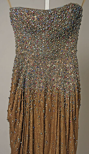 "Aurora Borealis", James Galanos (American, Philadelphia, Pennsylvania, 1924–2016 West Hollywood, California), metal, silk, glass, American