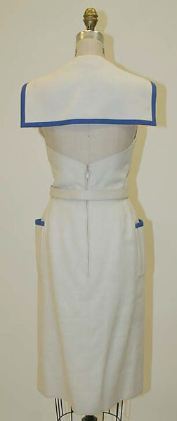 Dress, Traina-Norell (American, founded 1941), linen, silk, American