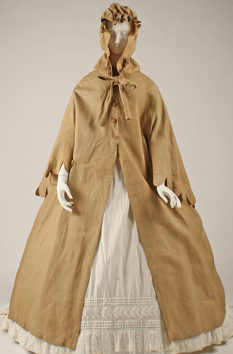 Duster, linen, American