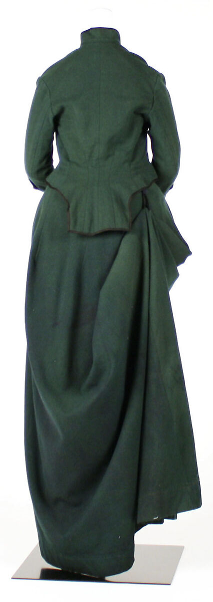 Riding habit, (a, b) wool, American