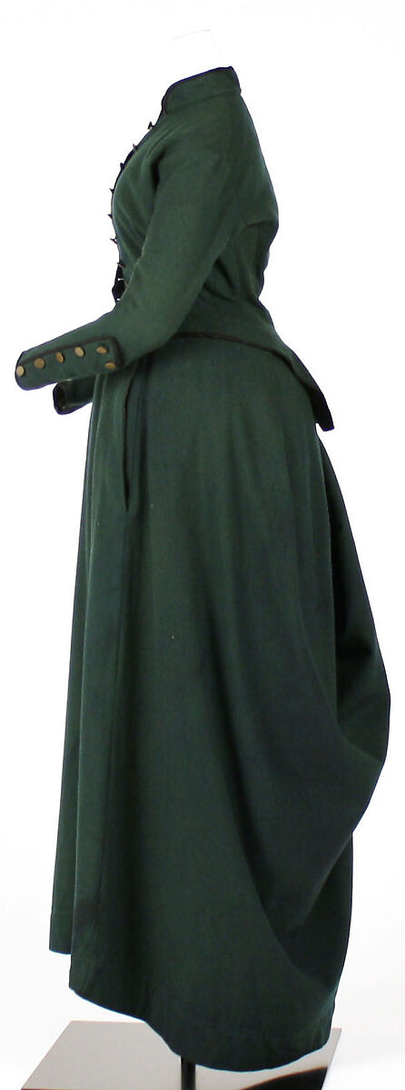 Riding habit, (a, b) wool, American