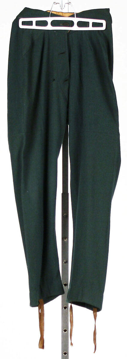 Riding habit, (a, b) wool, American