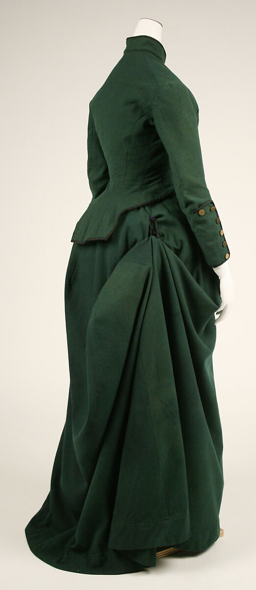 Riding habit, (a, b) wool, American