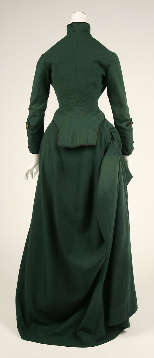 Riding habit, (a, b) wool, American