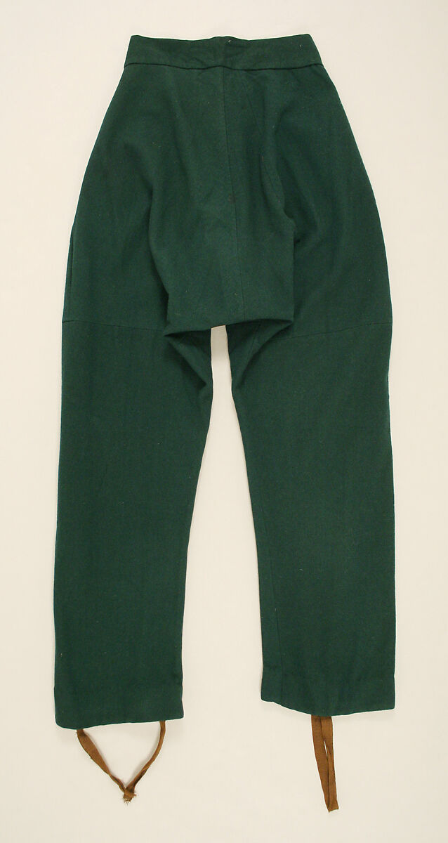 Riding habit, (a, b) wool, American