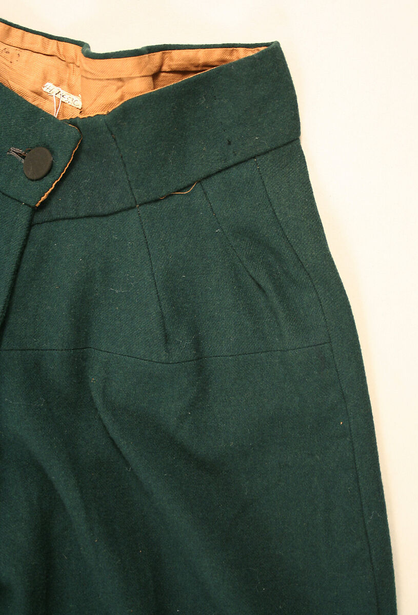 Riding habit, (a, b) wool, American