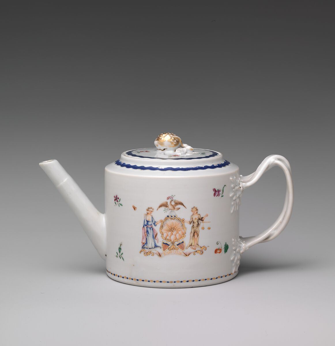 Teapot, Porcelain, Chinese 