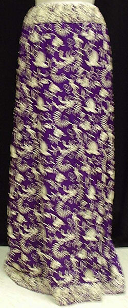 Evening ensemble, (a, b) Jean Paul Gaultier (French, born 1952), (a, b) silk; (c, d) silk, leather, plastic, French