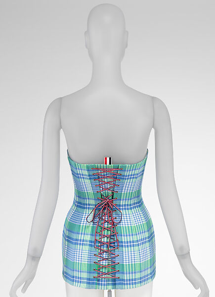 Ensemble, Thom Browne (American, born 1965), tulle, metal, cotton, plastic, wood, leather, American