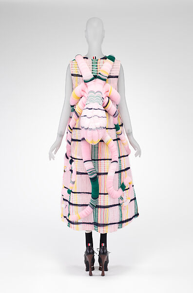 Ensemble, Thom Browne (American, born 1965), tulle, metal, cotton, plastic, wood, leather, American