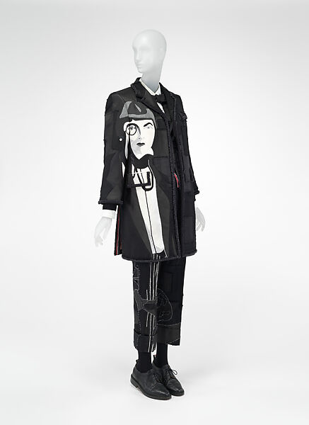 Ensemble, Thom Browne (American, born 1965), silk, wool, glass, synthetic fiber; plastic; metal; leather; wood, American
