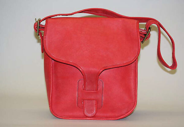 Shoulder bag, Bonnie Cashin (American, Oakland, California 1908–2000 New York), leather, American 