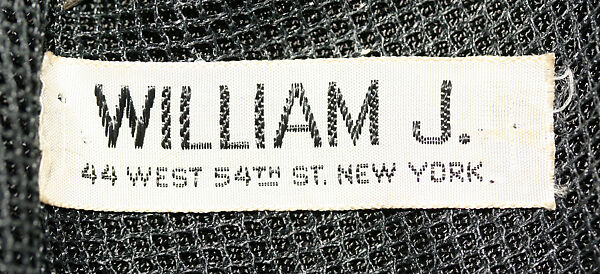 Hat, William J. (American, 1948–1962), cotton, silk, feathers, plastic, American