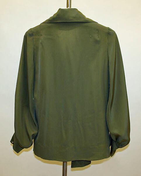 Ensemble, Vera Maxwell (American, 1901–1995), (a, b) silk; (c, d) nylon; (e) nylon, plastic, American