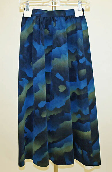 Ensemble, Vera Maxwell (American, 1901–1995), (a, b) silk; (c, d) nylon; (e) nylon, plastic, American