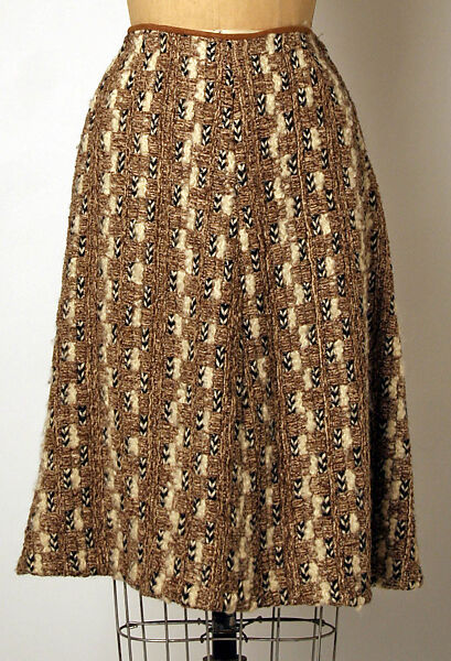 Suit, Bonnie Cashin (American, Oakland, California 1908–2000 New York), (a) wool, leather; (b) wool; (c) leather, American