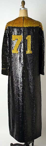 Evening dress, Geoffrey Beene (American, Haynesville, Louisiana 1927–2004 New York), plastic, silk, American