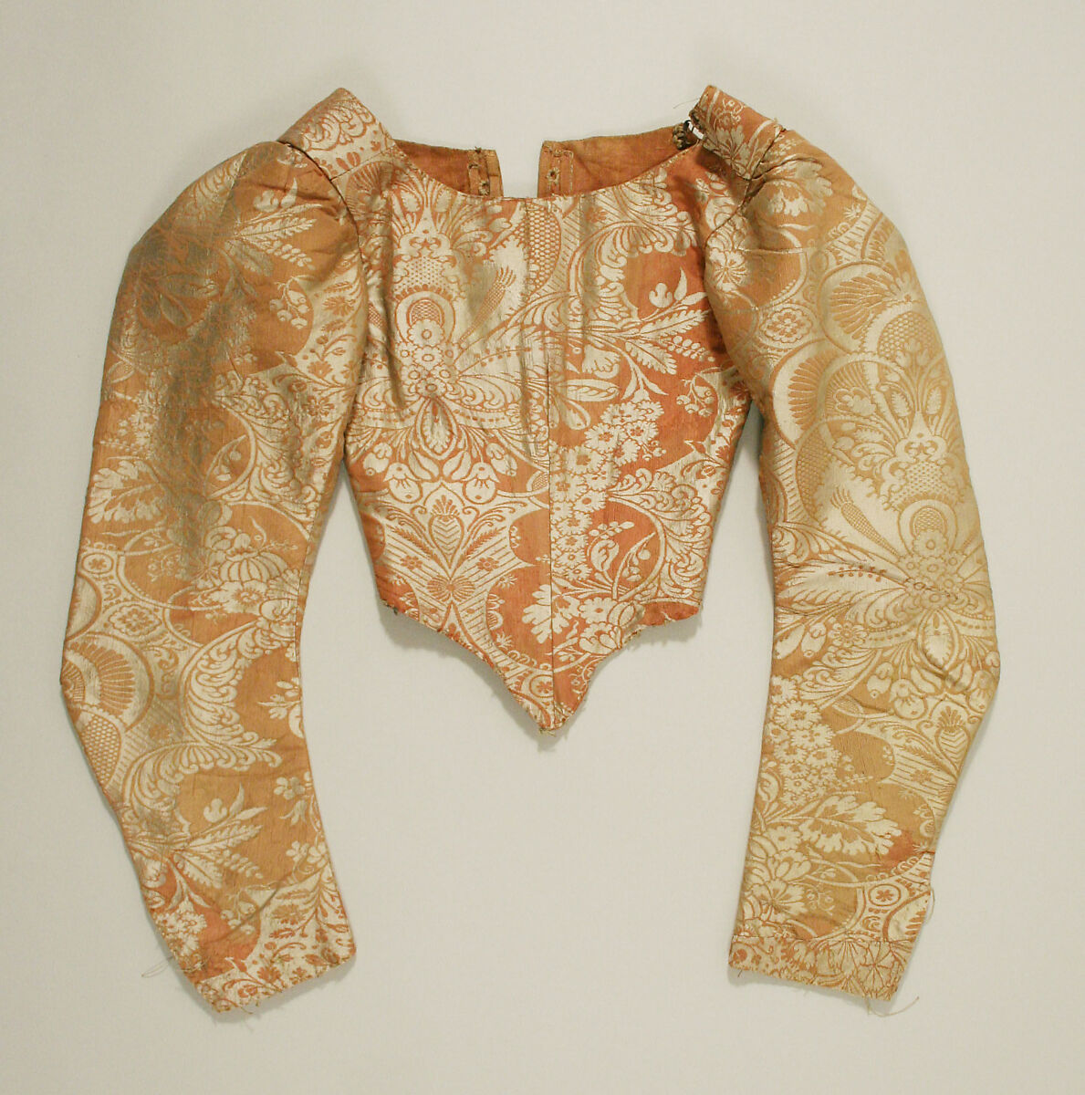 Bodice, silk, French