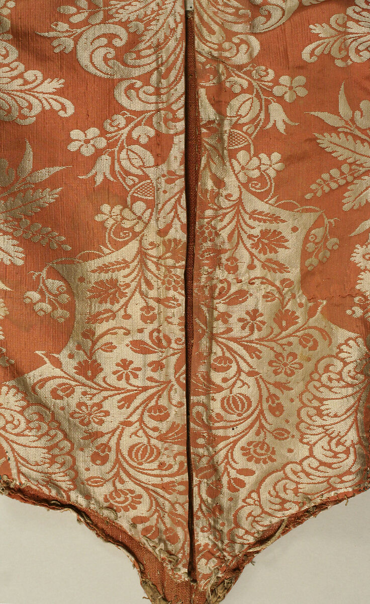 Bodice, silk, French