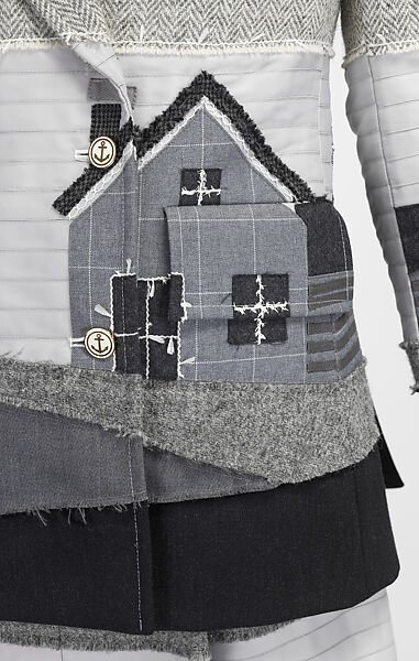 Ensemble, Thom Browne (American, born 1965), wool, silk, plastic, rubber, metal, American