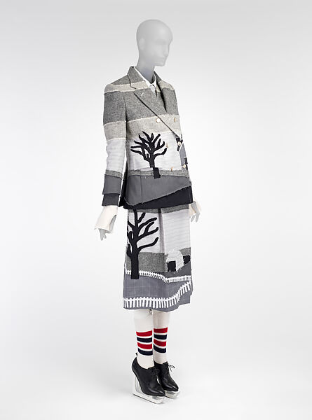 Ensemble, Thom Browne (American, born 1965), wool, silk, plastic, rubber, metal, American