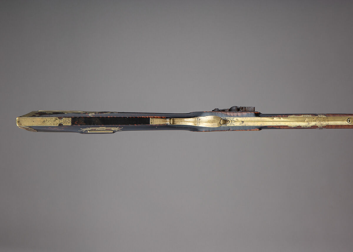 Flintlock Longrifle, Henry Young (American, Easton, Pennsylvania, ca. 1775–ca. 1833 Wilkes-Barre, Pennsylvania), Wood (maple), steel, iron, brass, silver, American, Pennsylvania, Easton Township, Northampton County