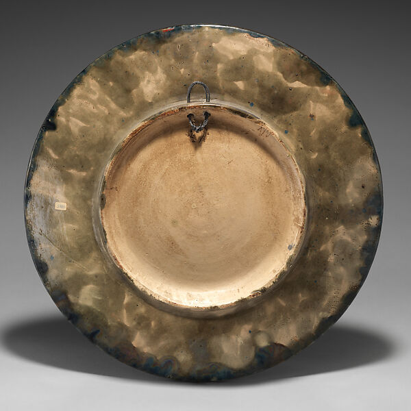 アルフレッド・ルノローAlfred Renoleau Alfred Renoleau - Large round plate with crayfish - French