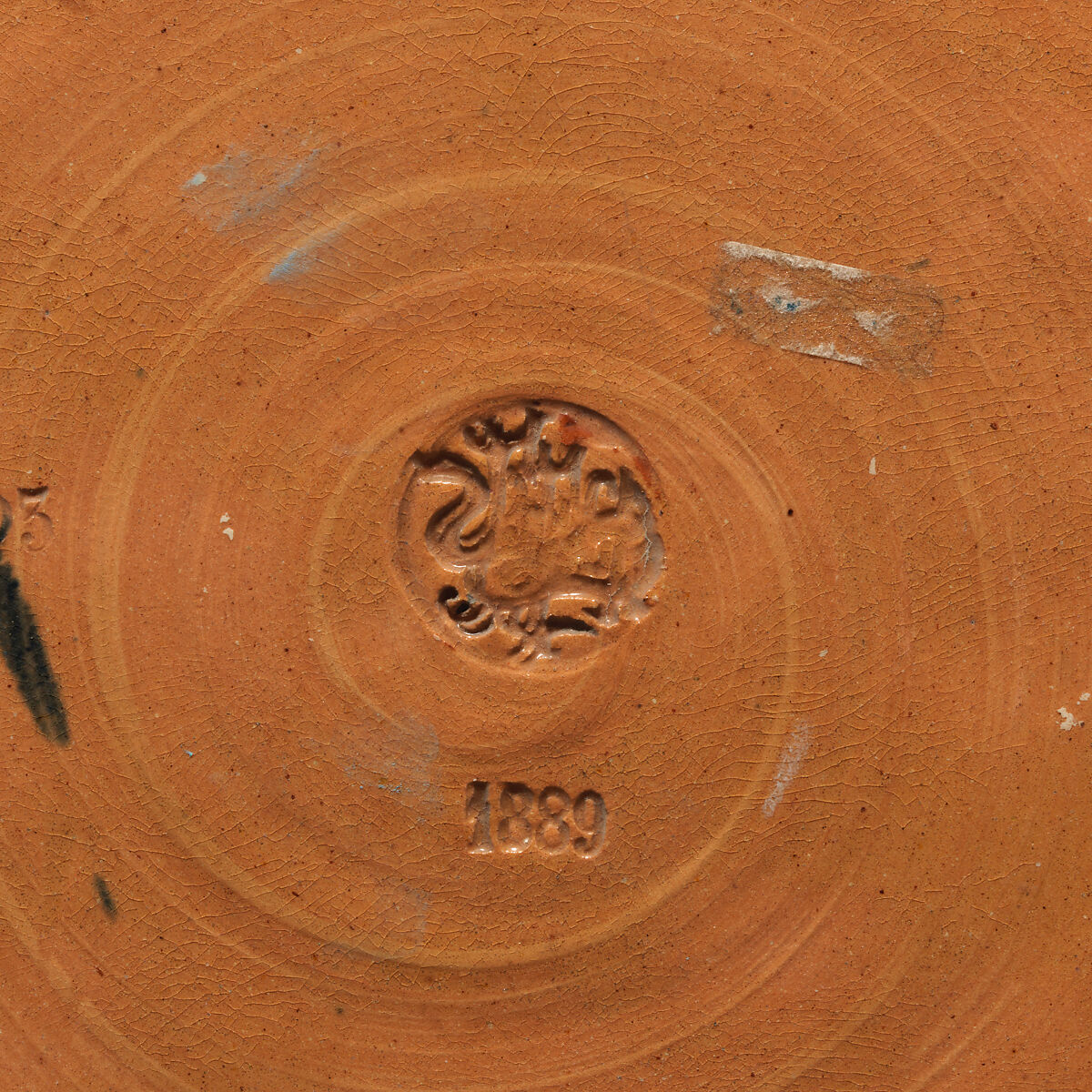 Round plate with lobster, Rafael Bordalo Pinheiro (Portuguese, Portugal 1846–1905 Portugal), Glazed earthenware, Portugal, Caldas de Rainha