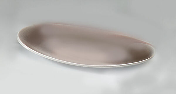 "American Modern" Dinnerware - Gravy under-plate, Russel Wright (American, Lebanon, Ohio 1904–1976 New York), Glazed earthenware 