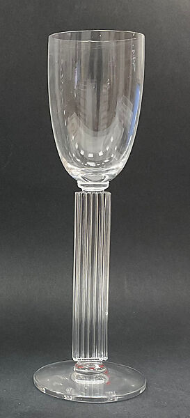 "Embassy" Stemware - Parfait glass, Walter Dorwin Teague (American, Decatur, Indiana 1883–1960 Flemington, New Jersey), Glass 