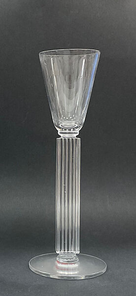 "Embassy" Stemware - Sherry glass, Walter Dorwin Teague (American, Decatur, Indiana 1883–1960 Flemington, New Jersey), Glass 