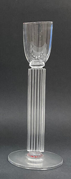 "Embassy" Stemware - Cordial glass, Walter Dorwin Teague (American, Decatur, Indiana 1883–1960 Flemington, New Jersey), Glass 