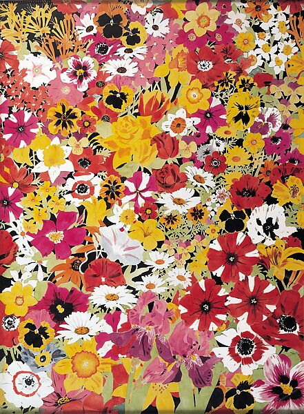 Untitled (Garden), Joe Brainard (American, Salem, Arkansas 1942–1994 New York), Watercolor, cut and pasted papers 