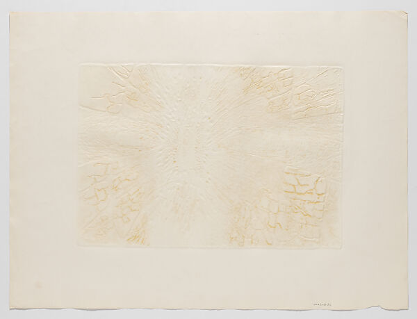 Germination, Krishna Reddy (American, born India 1925–2018 New York), Color intaglio proof