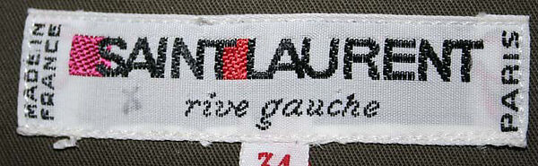 "Safari", Yves Saint Laurent (French, founded 1961), cotton, French