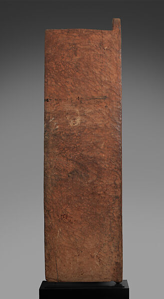 Ìlẹ̀kùn ààfin (Ìsẹ̀ palace door), Olowe of Ise (Nigerian, born Efon-Alaaye, ca. 1873–1938), Iroko wood, paint, Yoruba peoples