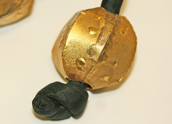 Belt, Mary McFadden (American, born New York 1938–2024 Southampton, New York), metal, silk, American