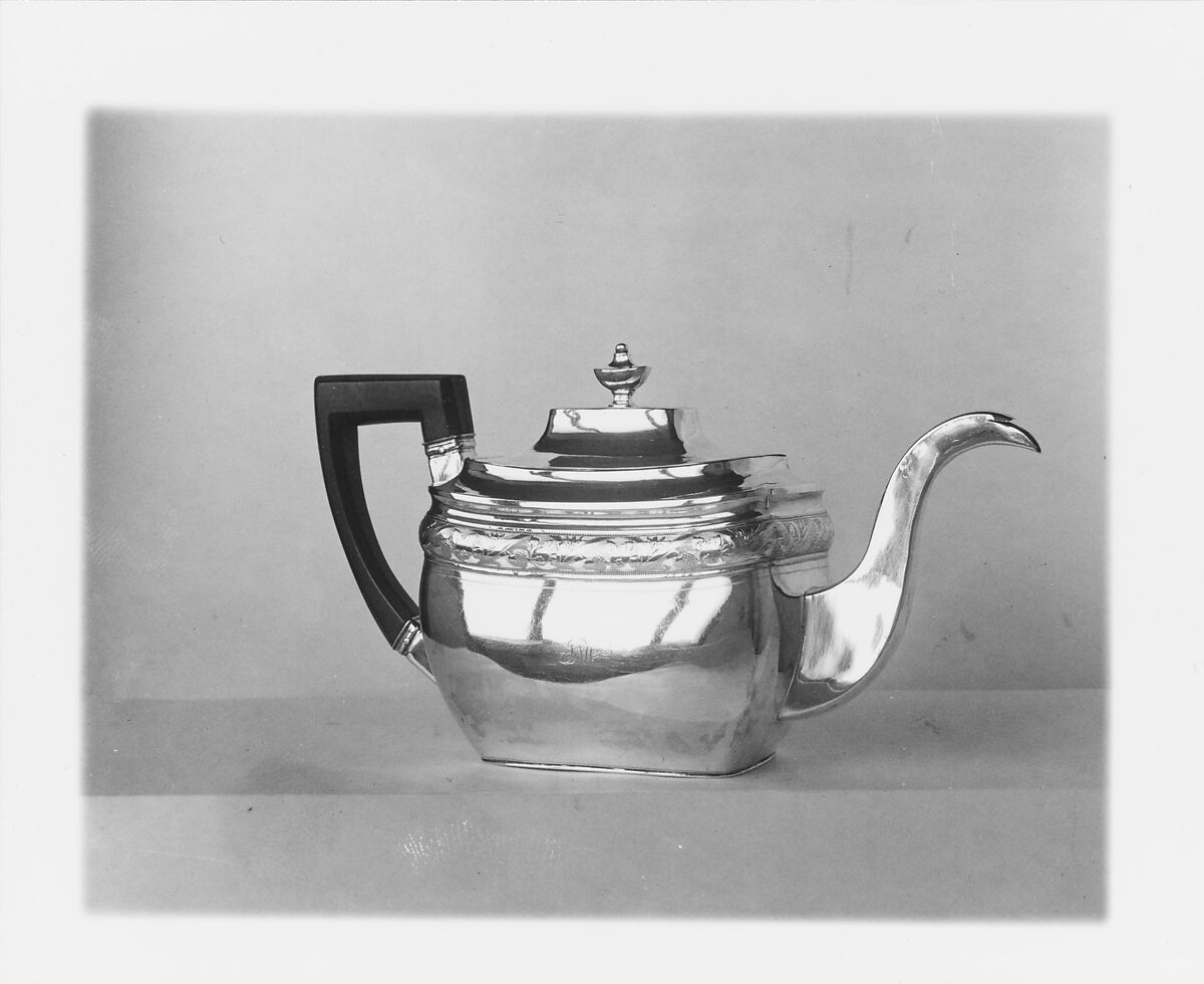 Teapot, William G. Forbes (1751–1840), Silver, American 