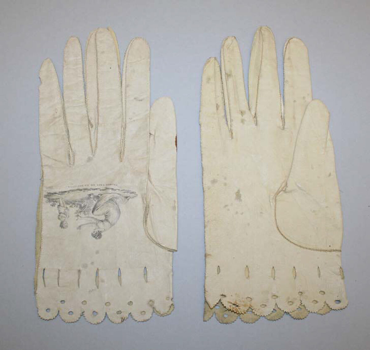 Gloves, leather, Spanish 