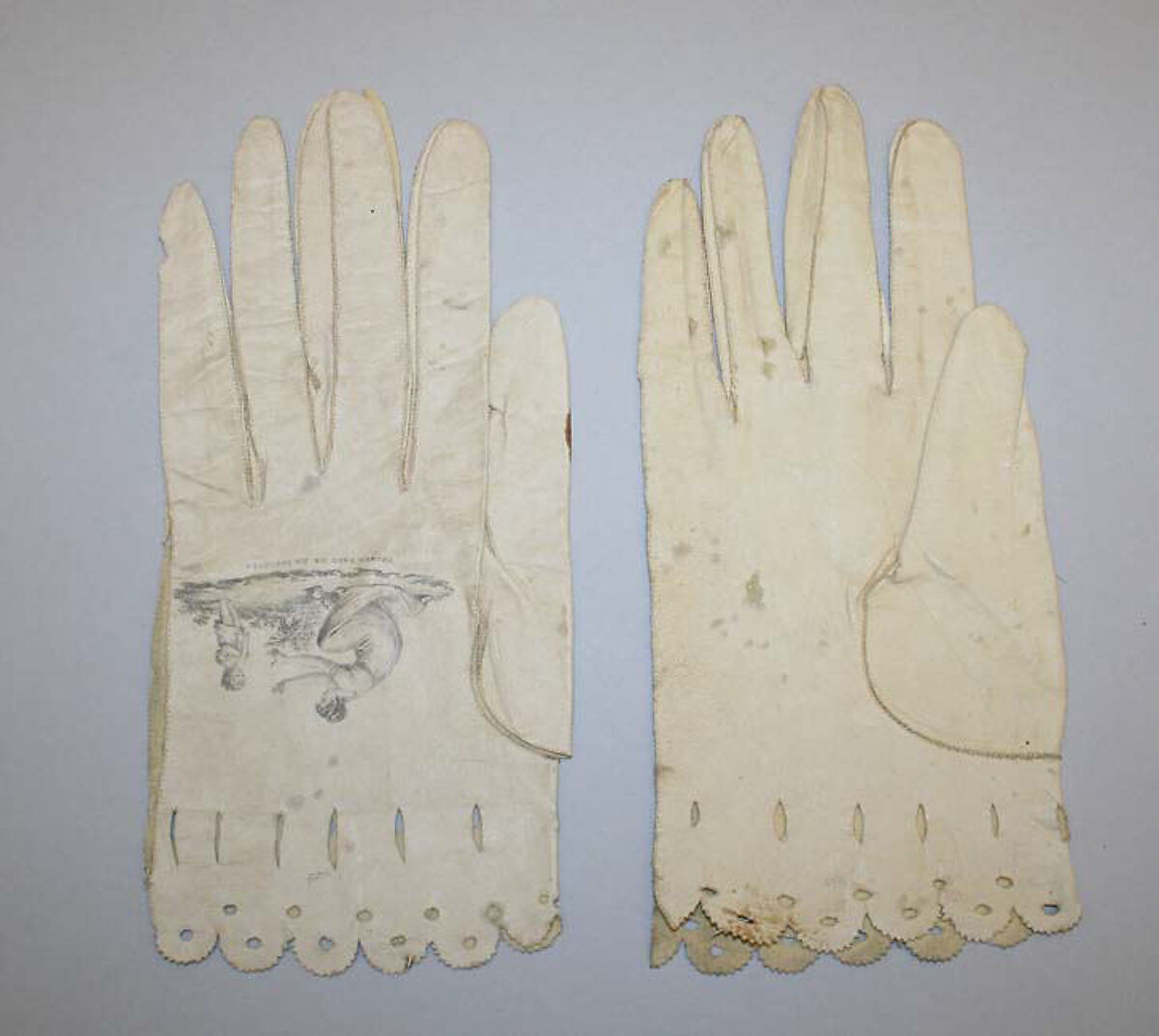 Gloves, leather, Spanish 