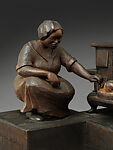Cooking-on-Saturday, Leslie Garland Bolling (American, Surry County, Virginia 1898–1955 New York), Yellow-poplar, American