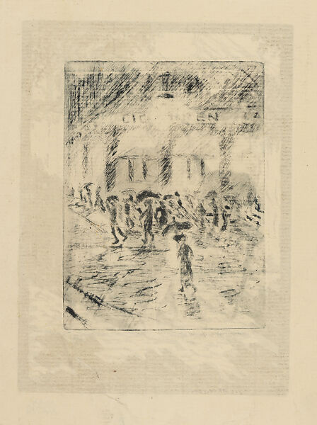 Untitled, Max Thalmann (German, Rudolstadt 1890–1944 Jena), Colored woodcut