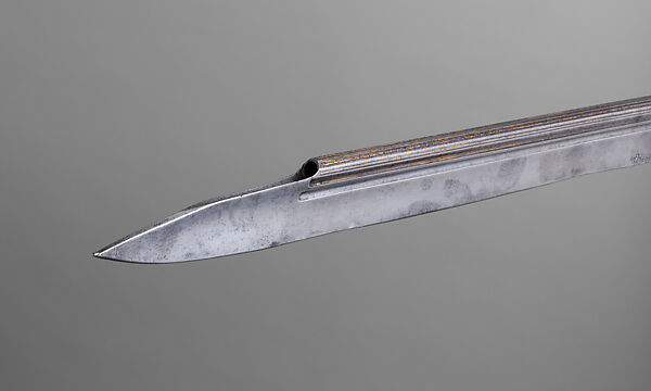 Combination Sword and Wheellock Pistol, Steel, iron, copper alloy, gold, silver, French, probably Paris