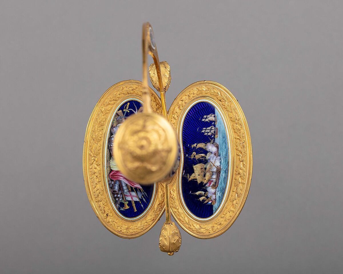Smallsword and Scabbard Presented to Captain Alexander Cochrane, James Morisset (British, London 1738–1815), Steel, gold, enamel, wood, leather, British, London
