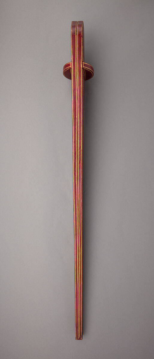 Presentation Smallsword, Martin-Guillaume Biennais (French, 1764–1843, active ca. 1796–1819), Steel, gold, lapis lazuli, wood, leather, French, Paris